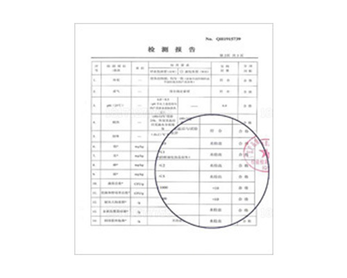檢驗(yàn)報(bào)告